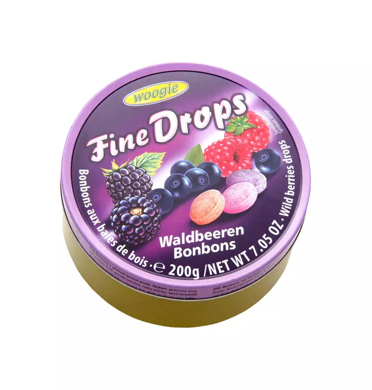 Woogie Fine Drops Forrest berries - Makeispussit, -patukat ja tikkarit - 9002859055614 - 1