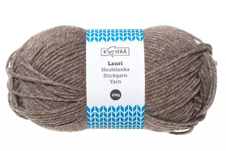 Kehrä Lauri Neulelanka ruskea 100 g - Neulelangat ja virkkuulangat - 6410412714435 - 1