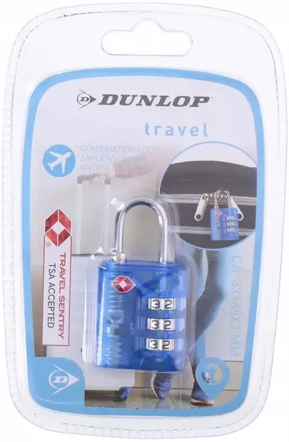 MATKALAUKKULUKKO TSA DUNLOP - Matkatarvikkeet - 8711252102795 - 1