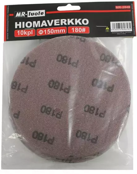 Hiomaverkko 180 10 kpl - Hiomapaperit - 6430074696535 - 2