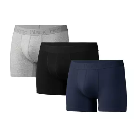 Joustava Puuvilla Boxeri X3 M - Miesten pitkät alushousut ja kerrastot - 7029340137545 - 1