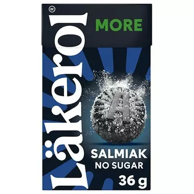 Läkerol More Salmiak sokeriton - Purukumit ja pastillit - 7310350505265 - 1