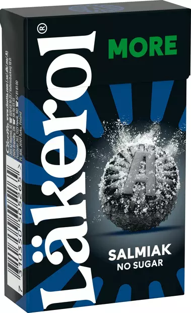 Läkerol More Salmiak sokeriton - Purukumit ja pastillit - 7310350505265 - 2