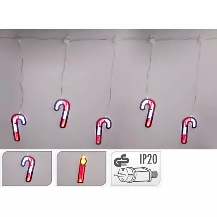 LED-PEILIVALOVERHO INFINITY – KYNTTILÄ TAI KARKKIKEPIT - Jouluvalot ja valosarjat - 8721037696685 - 1