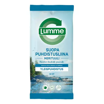 Lumme 30kpl Merituuli puhd.liina - Yleispuhdistusaineet - 7310617312735 - 1
