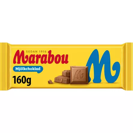 MARABOU MAITOSUKLAASUKLAALEVY 160 g - Suklaat ja konvehdit - 7622202238475 - 1