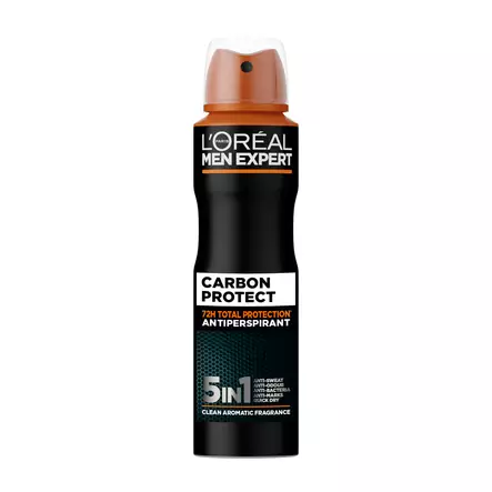 MEN EXPERT CARBON PROTECT SPRAY 150ML - Miesten deodorantit - 3600522107385 - 2