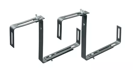 Parvekelaatikon tukiraudat musta - Kukkalaatikot - 7310542640095 - 1