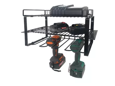 Robota akkuporakonehyllykkö 3-tasoa - Työkalujen säilytys - 6438212130255 - 1