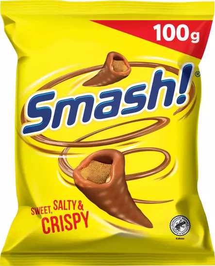 SMASH! SUKLAAMAISSINAKSUT 100G - Suklaat ja konvehdit - 7037710090055 - 1