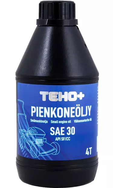Teho+ Pienkoneöljy SAE 30 4T 0,6L - Erikoisöljyt - 6417196781325 - 1