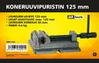 KONERUUVIPURISTIN 125 mm - Ruuvipenkit ja alasimet - 6430074690915 - 3