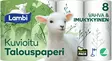 Lambi talouspaperi 8 rl kuvioitu - Talouspaperit - 6414301057535 - 1