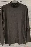 Miesten pitkähihainen poolopaita Turtle neck 2XL tummanharmaa - Miesten pitkähihaiset paidat - 6419285033865 - 2