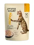 PrimaCat Classic siipikarjaa hyytelössä 85 g - Kissan märkäruoka - 6430069586605 - 1