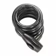 SPIRAALILUKKO 12mm/180cm,musta - Pyöräilyvarusteet ja -lukot - 6438131029975 - 1