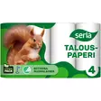 Serla talouspaperi 4 rl valkoinen - Talouspaperit - 6414301028405 - 1
