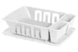 Tiskinkuivausteline valkoinen 47,5 x 35 cm - Astianpesu- ja tiskiallastarvikkeet - 6410416150475 - 1