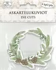 Askartelukuviot Havukranssi 6kpl - Joulukorttiaskartelu - 6417715034635 - 1