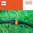 Black & Decker korjausliitiliitin 1/2'' - Puutarhaletkut ja -tarvikkeet - 8711252235875 - 10