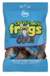 Carletti Crazy Candy Frogs Cola 70g - Makeispussit, -patukat ja tikkarit - 5701049255905 - 1