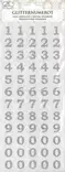 Glitternumerotarra hopea - Tee-se-itse DIY - 6417715024995 - 2