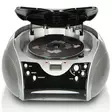 Lenco SCD-24 kannettava CD-soitin ja FM-radio, musta/hopea - Radiot - 8711902040255 - 3