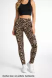 Leopardikuvioiset leggingsit - Naisten legginsit - 6438506017385 - 2