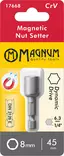 Magneettihylsy 8,0mm / 45mm - Ruuvauskärjet - 6418868176685 - 1
