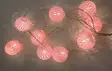 Puuvillapallo -valosarja 10 LED paristok - Sisävalosarjat ja valonauhat - 6438506002985 - 2