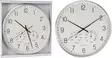 Seinäkello ilmanpaine- ja kosteusmittarilla 380X42 mm - Seinä- ja pöytäkellot - 8720573546805 - 1