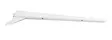 U-KANNATIN 450 mm valkoinen vahvistettu - Hyllynkannattimet - 7317900309465 - 1