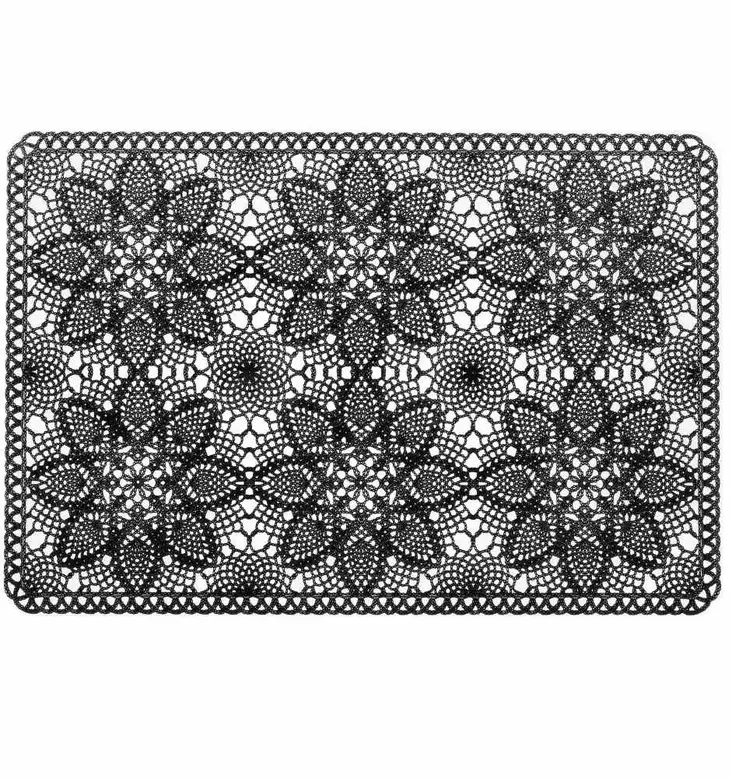 4Living Tabletti Lace 30x45 cm musta - Keittiötekstiilit - 6410416140285 - 1