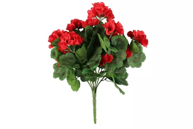 4Living Pelargonia kinppu punainen - Tekokukat ja -kasvit - 6410416529875 - 1
