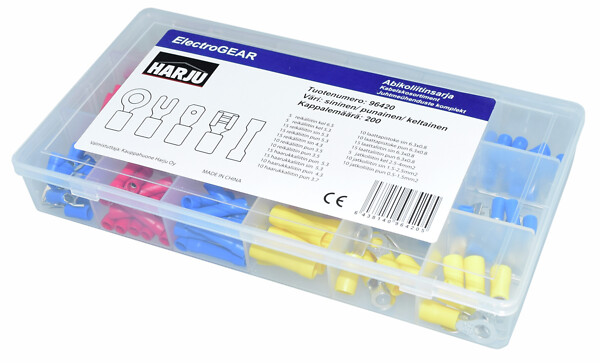 Abikoliitinsarja 200 osaa - Auton liittimet - 6438140964205 - 1