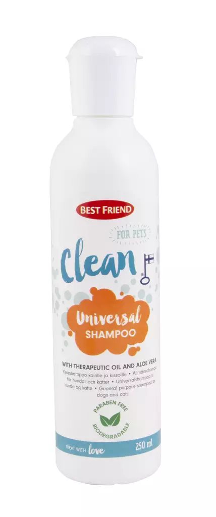 Best Friend Gear clean yleisshampoo 250 ml - Koiran trimmaus ja turkinhoito - 5700551130045 - 1