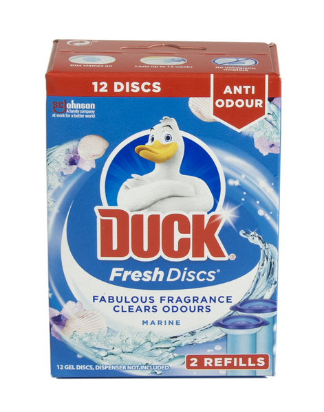 Duck Fresh Discs Marine täyttö 2x36ml wc-raikastin - WC:n puhdistus ja putkenavaajat - 5000204042245 - 1