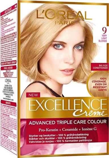 EXCELLENCE 9 VERY LIGHT BLONDE - Hiusvärit - 5703147063475 - 1