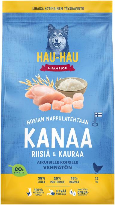 HHC Kanaa riisiä ja kauraa 12 Kg - Koiran kuivaruoat - 6430076898975 - 1