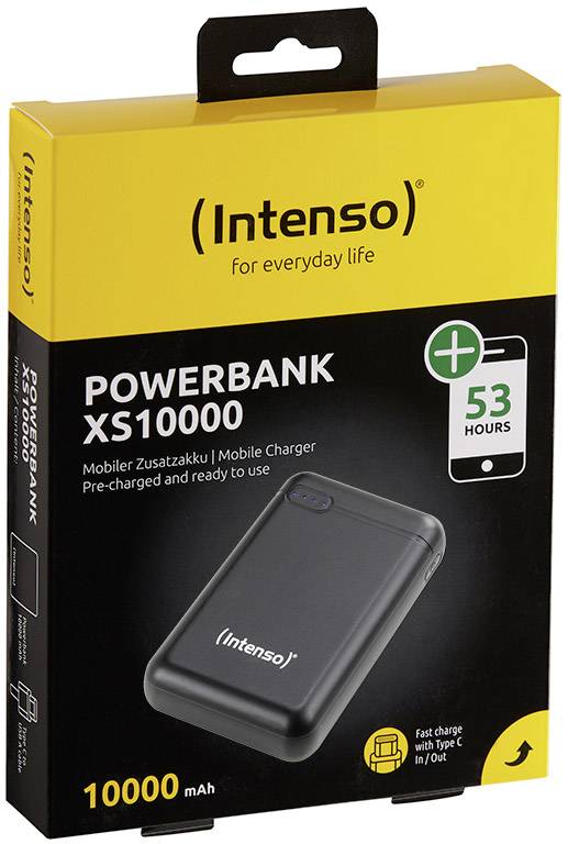 Intenso XS10000-varavirtalähde musta - Varavirtalähteet - 4034303028375 - 1