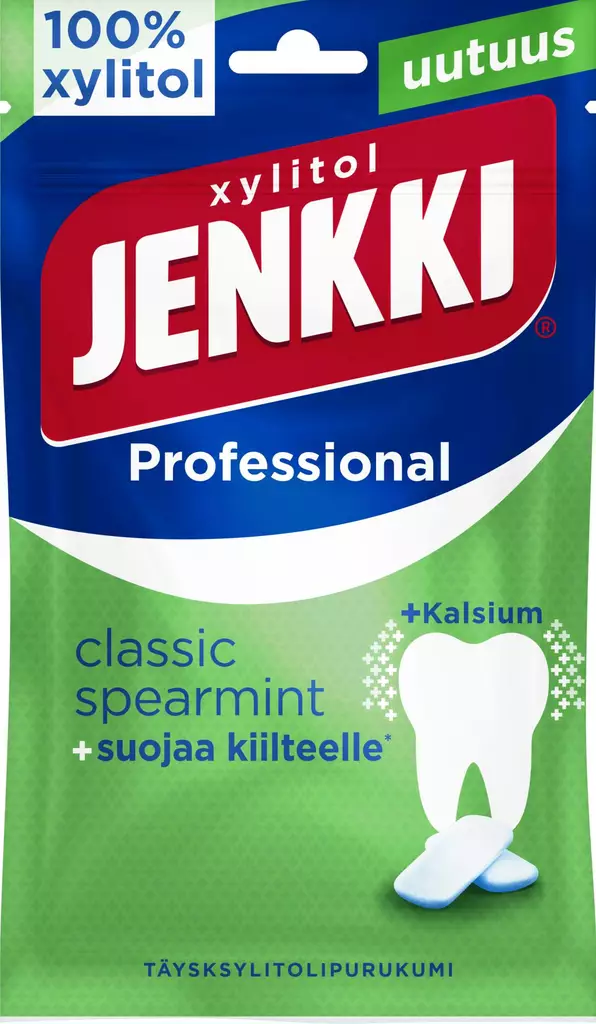 JENKKI PROFESSIONAL 90G CLASS SPREARMINT - Purukumit ja pastillit - 6420256015605 - 1