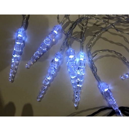 JÄÄPUIKKOKORISTE-ULKOVALOSARJA 20 LED - Jouluvalot ulkokäyttöön - 6438159522915 - 1