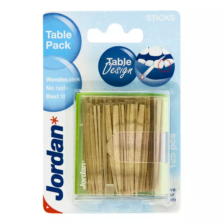 Jordan 125kpl pöytä hammastikku - Suunhoito, hammastahnat ja -harjat - 7038513906505 - 1