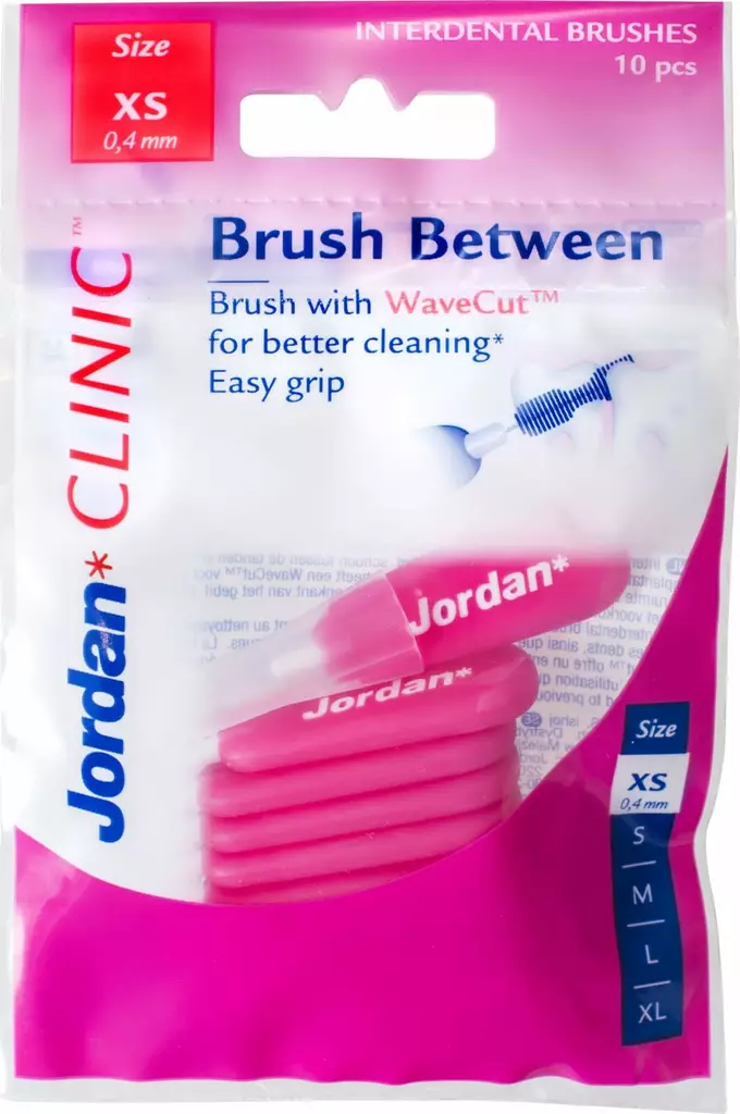 Jordan Brush Between hammasväliharja 10kpl XS - Suunhoito, hammastahnat ja -harjat - 7046110065945 - 1