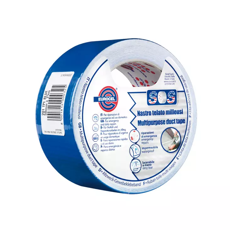 KORJAUSTEIPPI 50MM X 25M SININEN - Ilmastointiteippi - 8001814000325 - 1