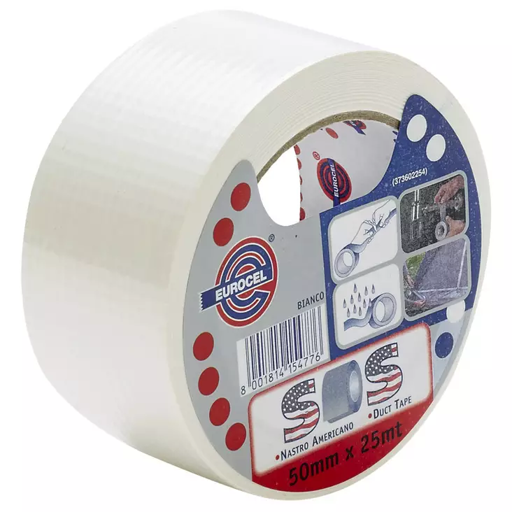 KORJAUSTEIPPI 50MM X 25M VALK. - Ilmastointiteippi - 8001814000035 - 1