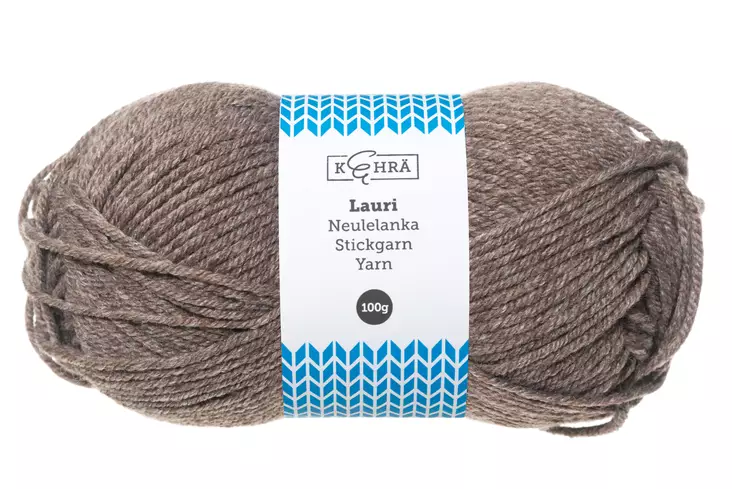 Kehrä Lauri Neulelanka ruskea 100 g - Neulelangat ja virkkuulangat - 6410412714435 - 1