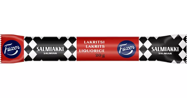 LAKRITSI SALMIAK 20G - Makeispussit, -patukat ja tikkarit - 6416453061675 - 1