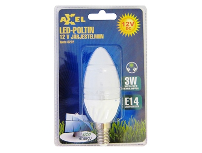 LED POLTIN 3w KYNTTILÄMALLI - Lamput ja polttimot - 6438152082225 - 1