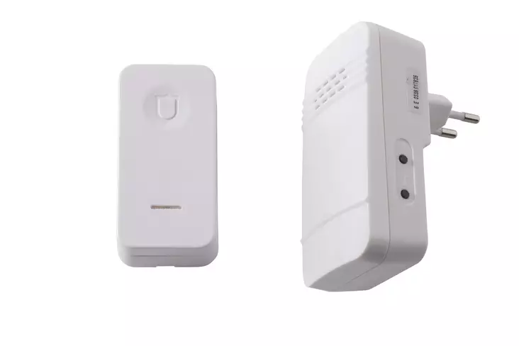 Langaton ovikello MADRID Plug-In 230V+KINETIC painike, 32 ääntä - Ovikellot ja turvalukot - 6435200247605 - 1